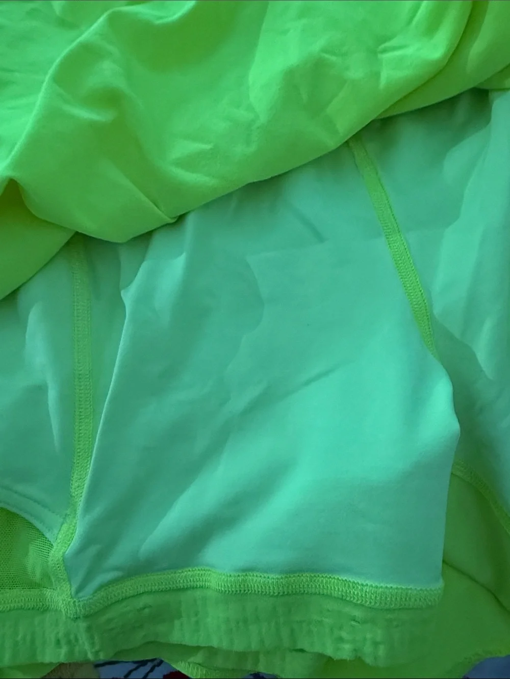 lululemon athletica Neon Yellow Circle Skirt